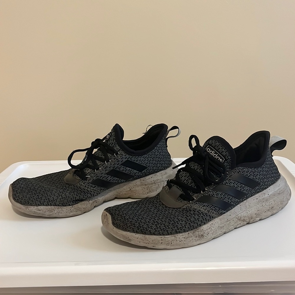 black/grey men’s adidas sneakers